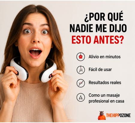 Masajeador de cuello y espalda electromagnético